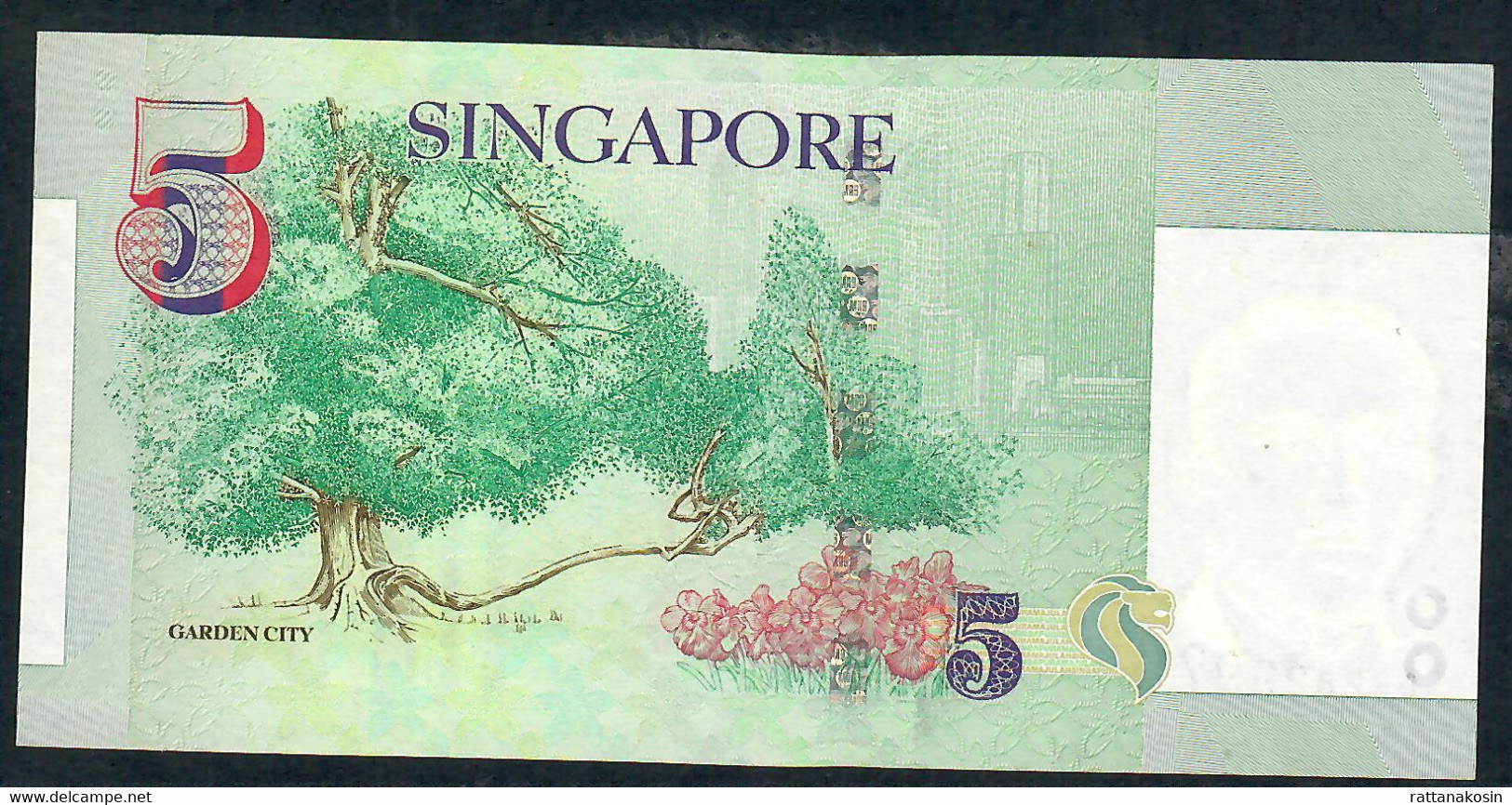 SINGAPORE   P39   5   DOLLARS   1999    UNC. - Singapur