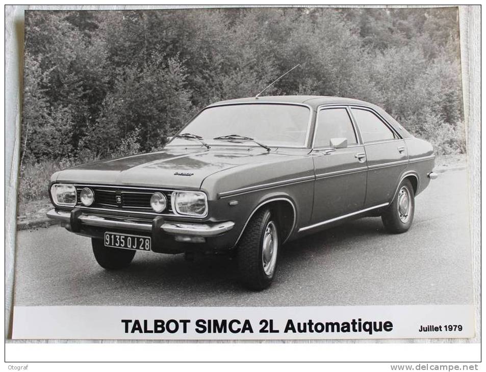 Automobile - Photo  De La Voiture : TALBOT SIMCA  - 2L - Automatique - Car Racing - F1