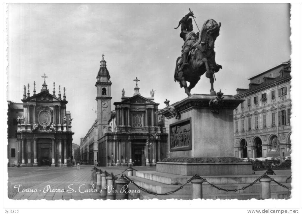 Torino - Piazza S.Carlo E Via Roma - Places & Squares