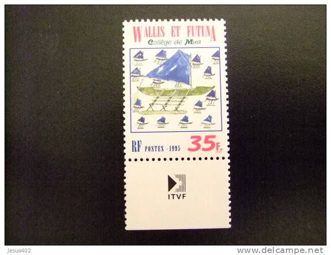 WALLIS ET FUTUNA WALLIS Y FUTUNA 1995 COLLEGE DU MUA Yvert & Tellier Nº 477 ** MNH - Unused Stamps