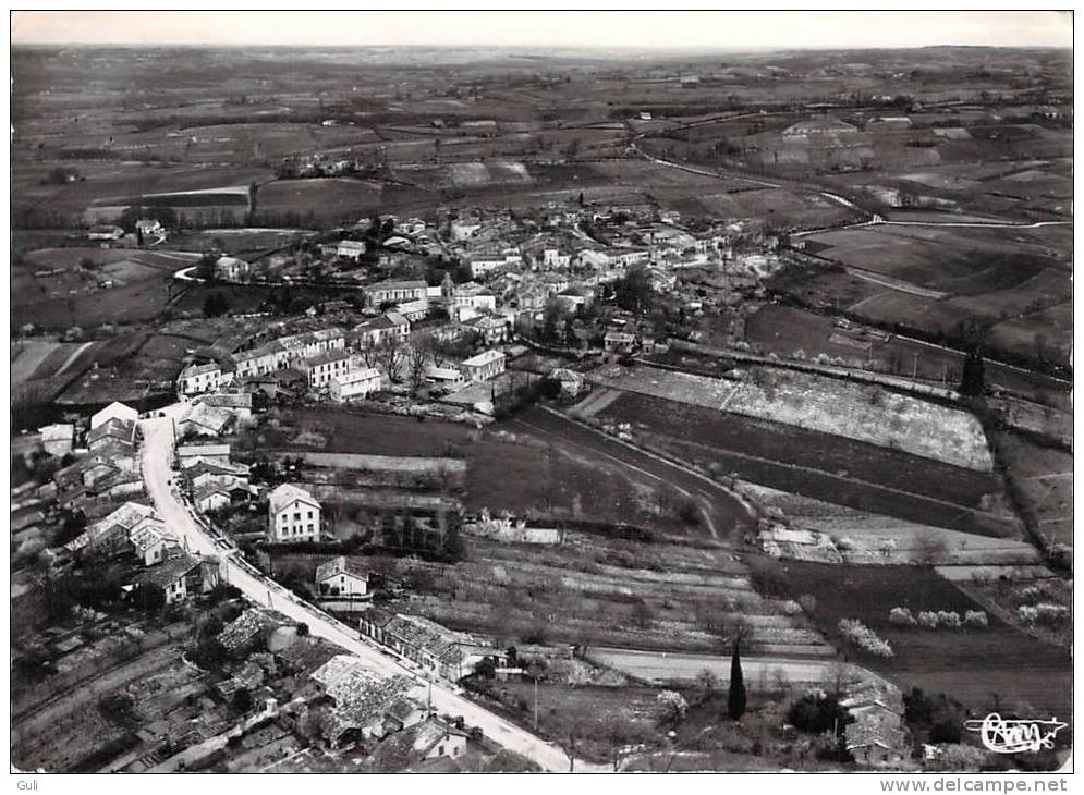 [82] Tarn Et Garonne > MOLIERES - Vue Panoramique Aérienne (Cpsm-Editions:aériennes COMBIER/CIM) - Molieres