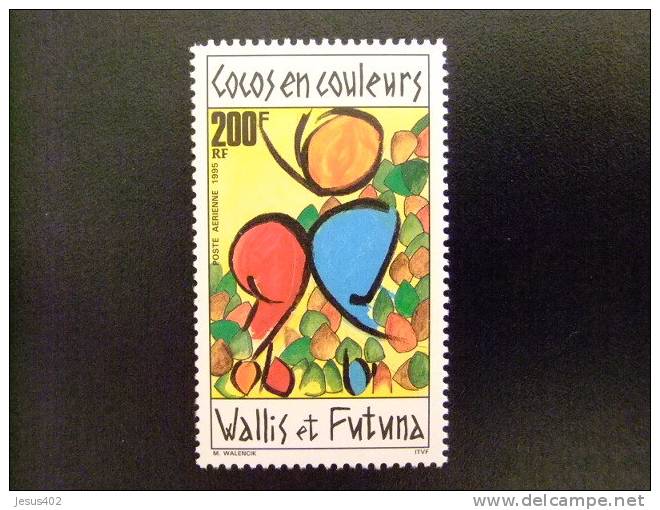 WALLIS ET FUTUNA WALLIS Y FUTUNA 1995 COCOS EN COULEURS Yvert & Tellier Nº  PA 185 ** MNH - Unused Stamps