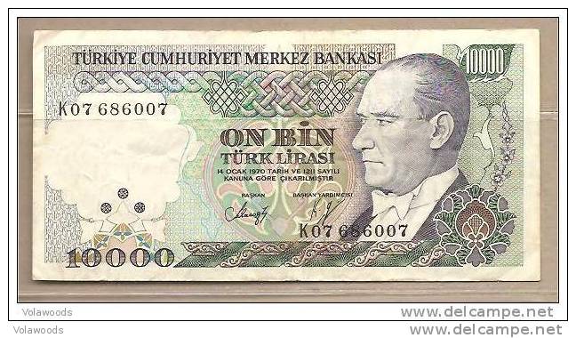 Turchia - Banconota Da 10.000 Lire - Turchia