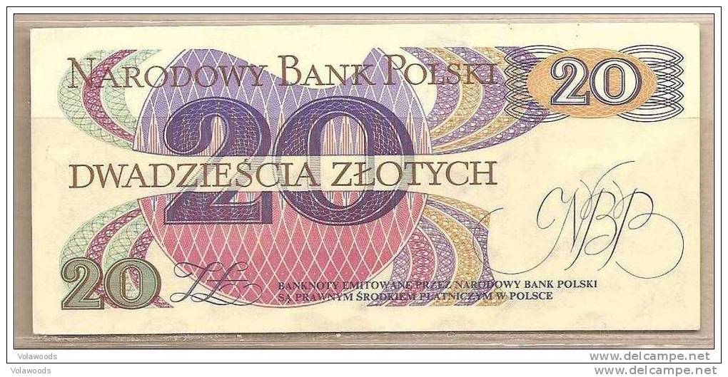 Polonia - Banconota Circolata QFDS Da 20 Zloty - 1982 - Poland
