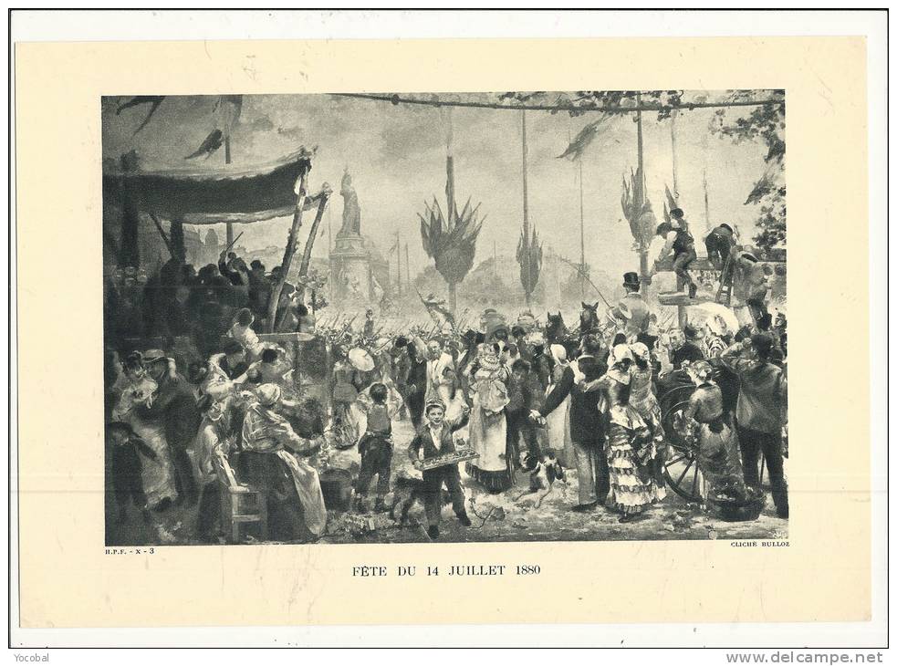 Histoire, HIstoire Du Peuple Français  - Fête Du 14 Juillet 1880 - FdP France : &euro; 1.40 - Autres & Non Classés