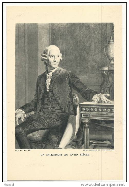 Histoire, HIstoire Du Peuple Français  - Un Intendant Au XVIIIè Siècle - FdP France : &euro; 1.40 - Autres & Non Classés