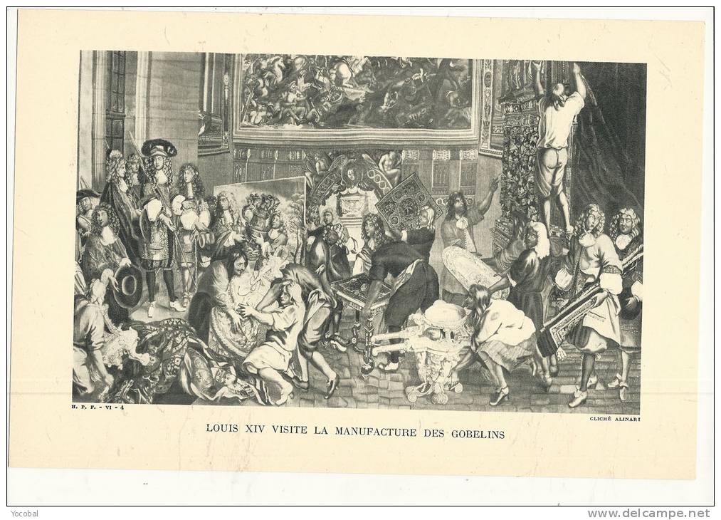 Histoire, HIstoire Du Peuple Français  - Louis XIV Visite La Manufacture Des Gobelins - FdP France : &euro; 1.40 - Autres & Non Classés