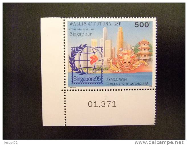 WALLIS ET FUTUNA WALLIS Y FUTUNA 1995  EXPO FILATELICA SINGAPORE Yvert & Tellier Nº  PA 188 ** MNH - Nuevos