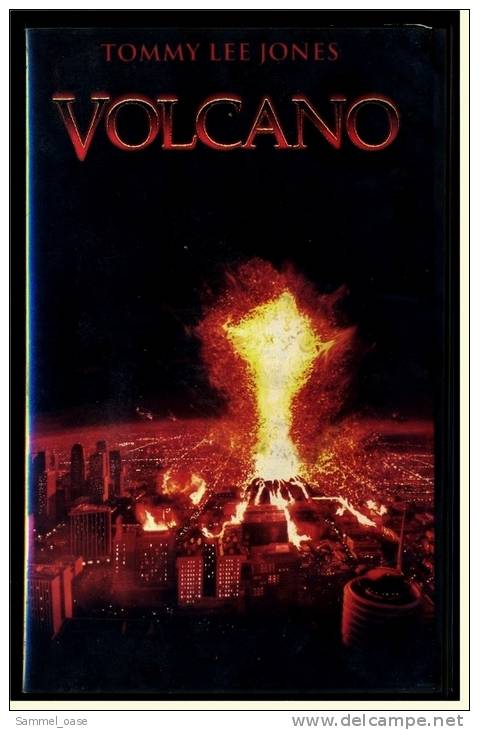 VHS Video  , Volcano  Katastrophenfilm  -  Mit Tommy Lee Jones, Anne Heche, Gaby Hoffmann, Don Cheadle  -  Von 1998 - Other & Unclassified