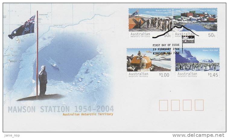 AAT 2004 Mawson Station 50th Anniversary FDC - Other & Unclassified