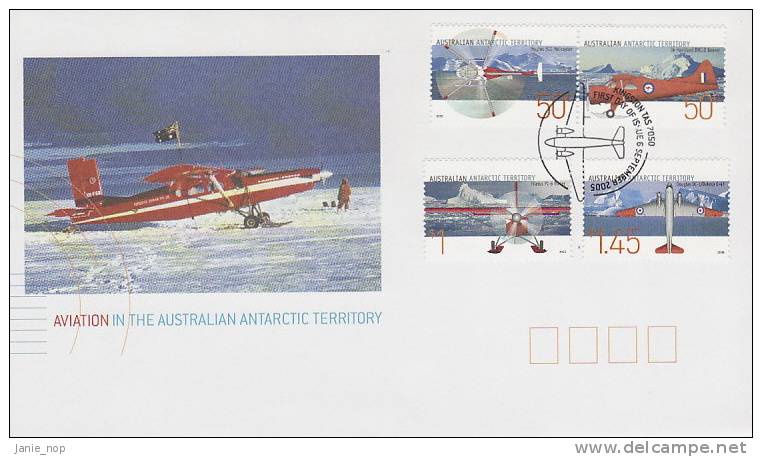 AAT 2005 Aviation In Antarctica FDC - Other & Unclassified