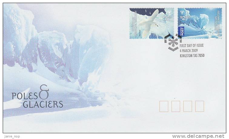 AAT 2009 Poles & Glaciers FDC - Other & Unclassified