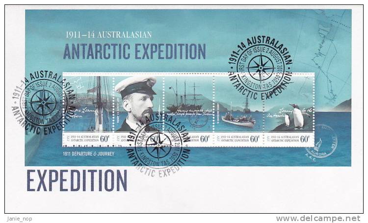 AAT 2011 Antarctic Expedition MS  FDC - Other & Unclassified