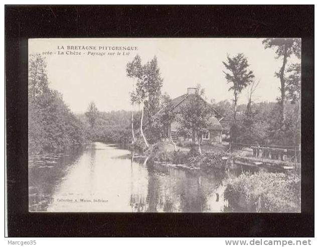 22 La Chèze Paysage Sur Le Lié  édit. Waron N° 2060 - La Chèze