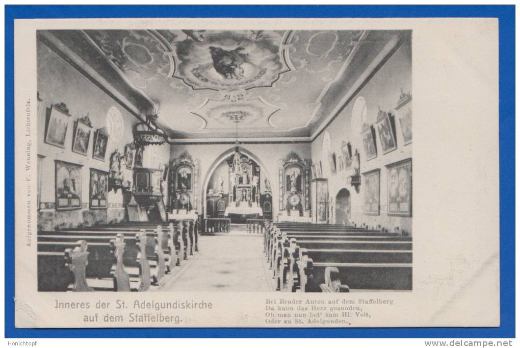 Deutschland; Staffelstein; Staffelberg; Inneres Der St Adelgundis - Kirche - Staffelstein