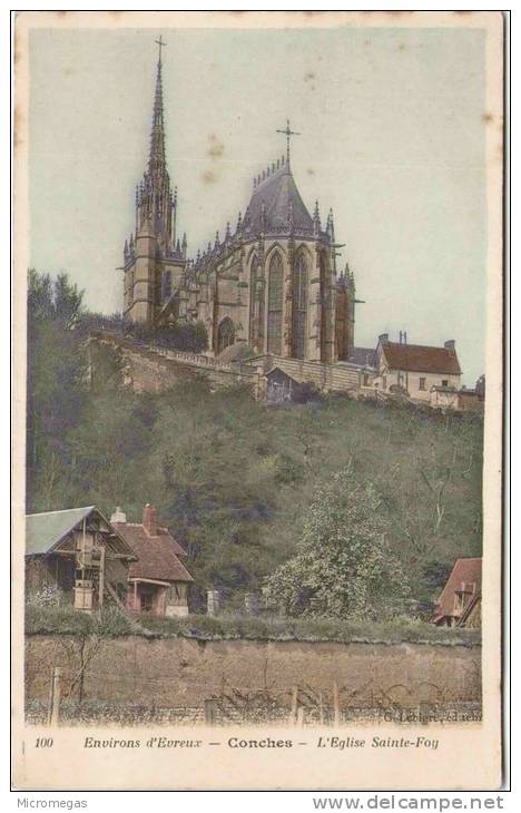 Environs D´ÉVREUX - CONCHES - L´Eglise Sainte-Foy - Conches-en-Ouche