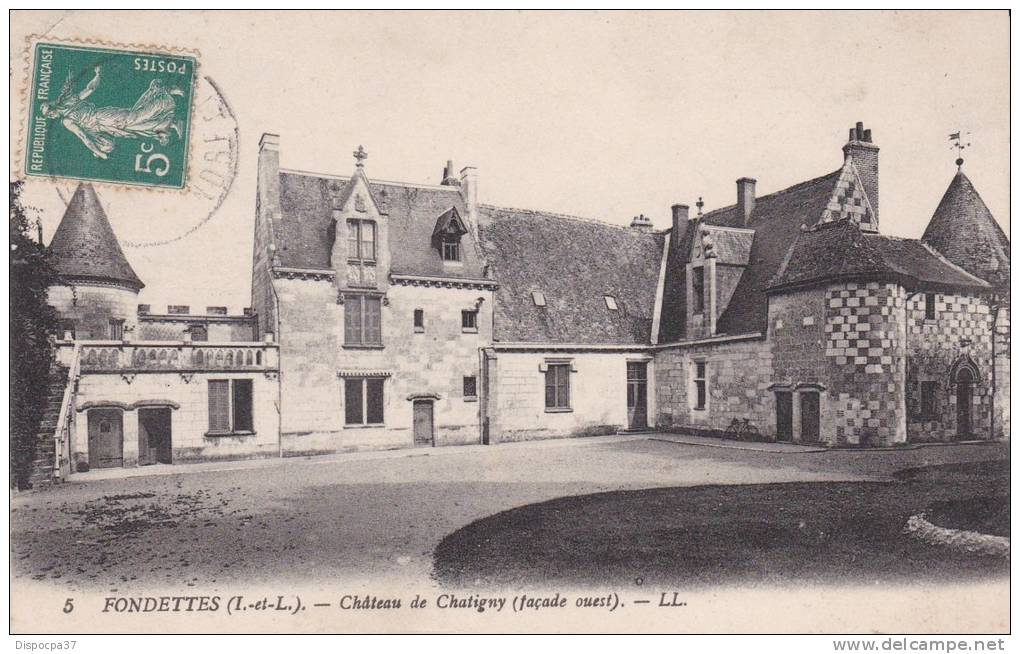 CPA-37-INDRE ET LOIRE- FONDETTES - Château De Chatigny ( Façade Ouest ) - Fondettes