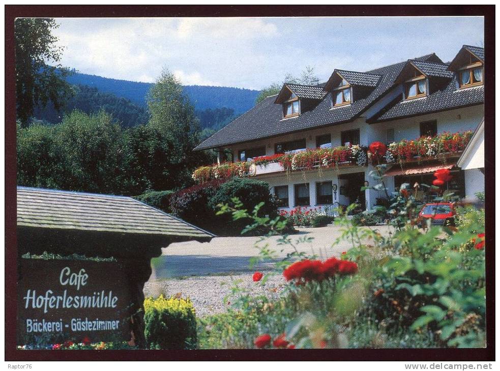 CPM Neuve Allemagne OPPENAU IBACH Gasthaus Pension Café Restaurant Hoferlesmühle - Oppenau