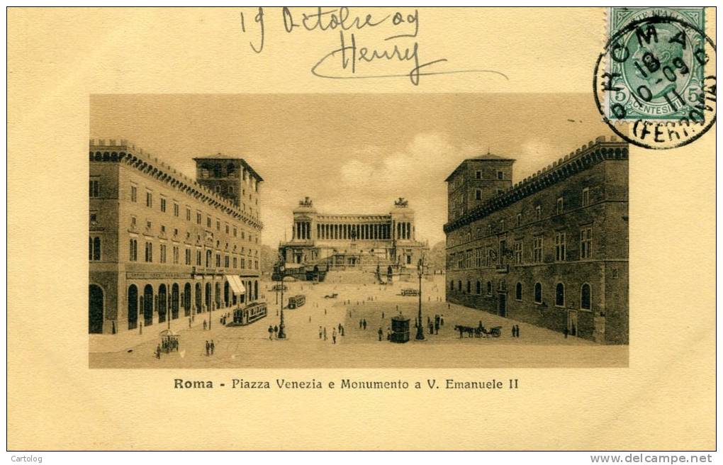 Roma - Piazza Venezia E Monumento A V. Emanuele II - Piazze