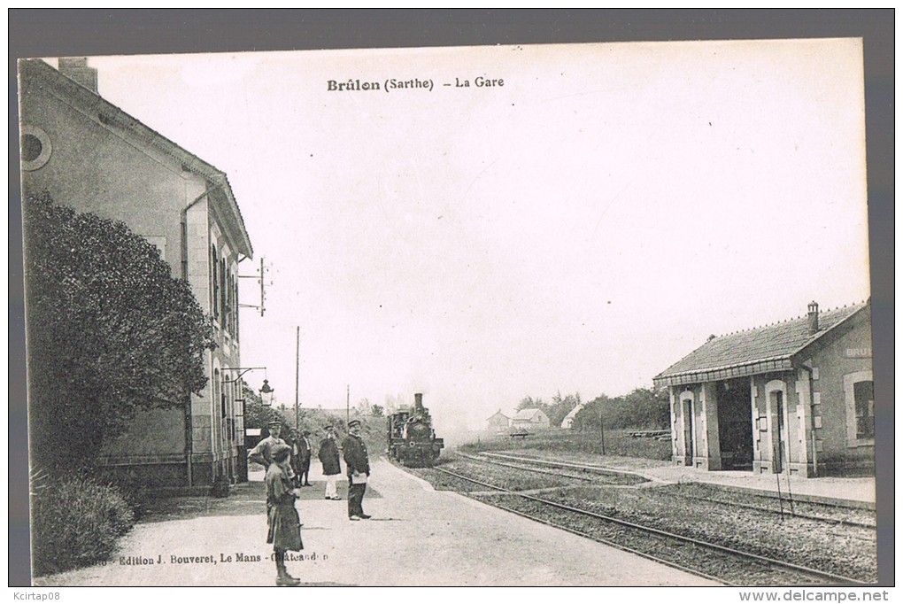 Brûlon . La Gare . - Brulon