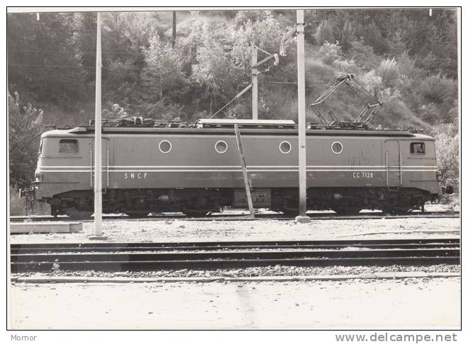 TRAIN LOCOMOTIVE Veritable Photographie  Photo MODANE  SAVOIE - Chemin De Fer