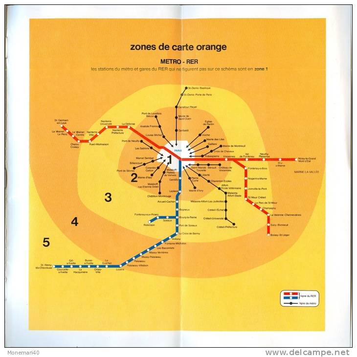 GUIDE DU VOYAGEUR RATP - METRO Et RER - Principes De Tarification (Février 1978) - Europe