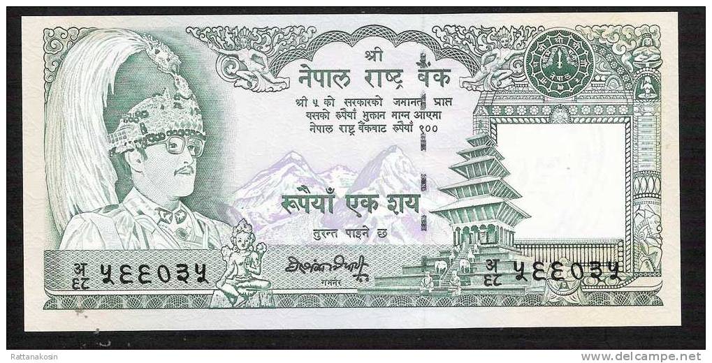 NEPAL  P34d   100  RUPEES   1993 Signature 9 UNC. - Népal