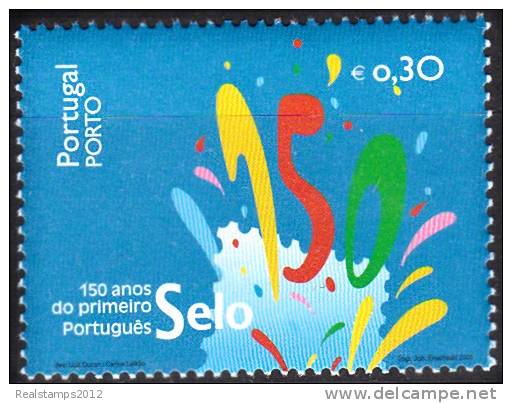 PORTUGAL - 2003,  150 Anos Do Primeiro Selo Português PORTO.  € 0,30   ** MNH  MUNDIFIL  Nº 3043 - Neufs