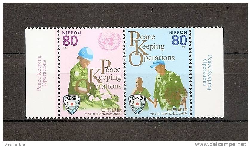 JAPAN NIPPON JAPON THE 20th. ANNIVER4SARY OF JAPAN'S COOPERATION IN PKO 2012 / MNH / ???? - ???? - Neufs