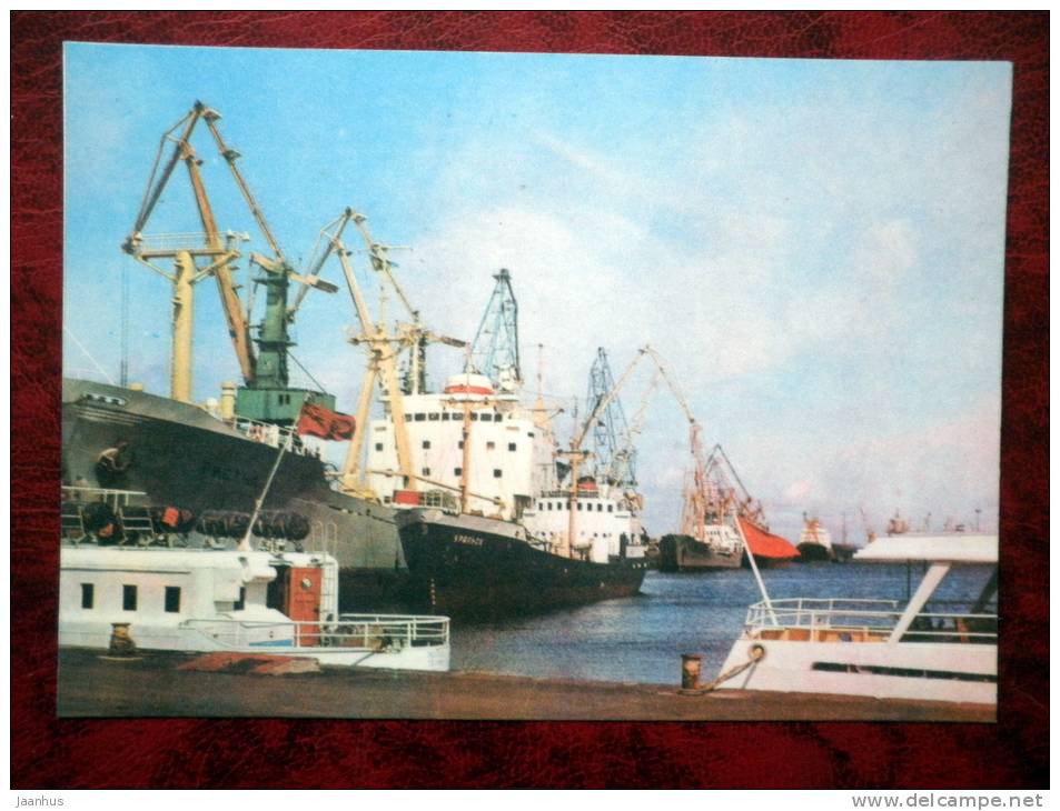 Tallinn - The Port Of Tallinn - Estonia - USSR - 1978 - Unused - Estonia