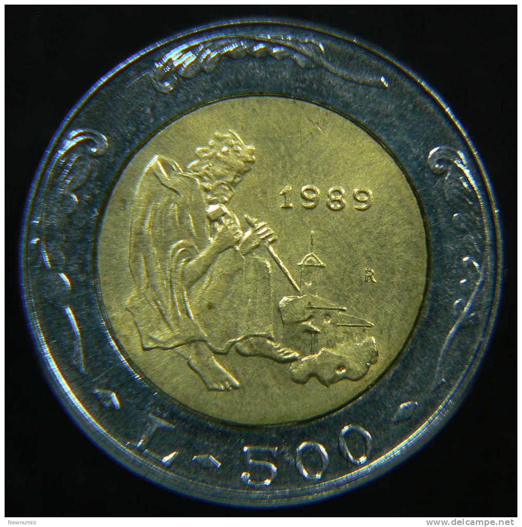 SAN MARINO 500 LIRE 1989 BIMETALLICA - San Marino