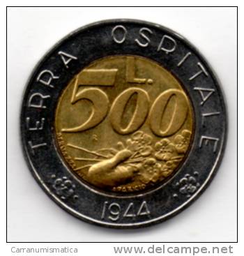 SAN MARINO 500 LIRE 1991 BIMETALLICA - Saint-Marin