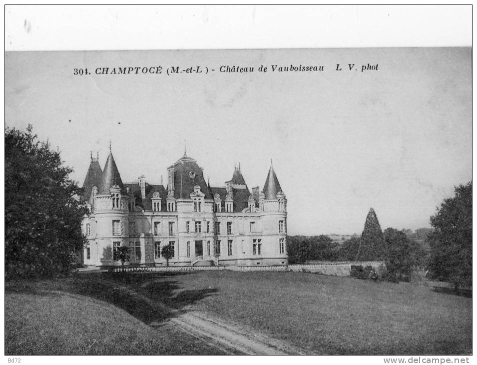 CHAMPTOCE    Chateau De Vauboisseau - Autres & Non Classés