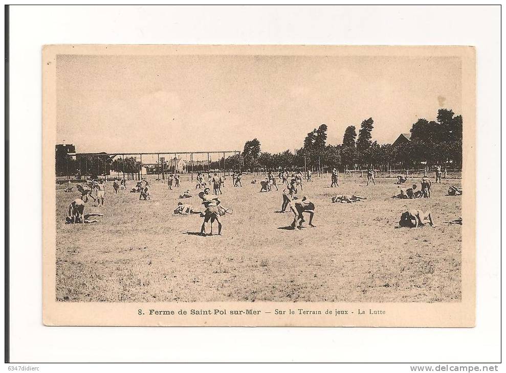 FERME DE SAINT POL SUR MER. TERRAIN DE JEUX LA LUTTE. - Saint Pol Sur Mer