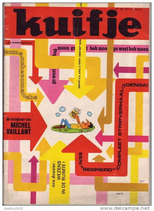 KUIFJE N° 38 DU 19-09-1972 - Kuifje