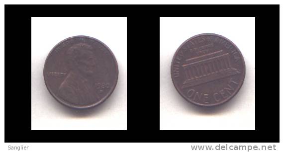 1 CENT 1980 D - 1959-…: Lincoln, Memorial Reverse