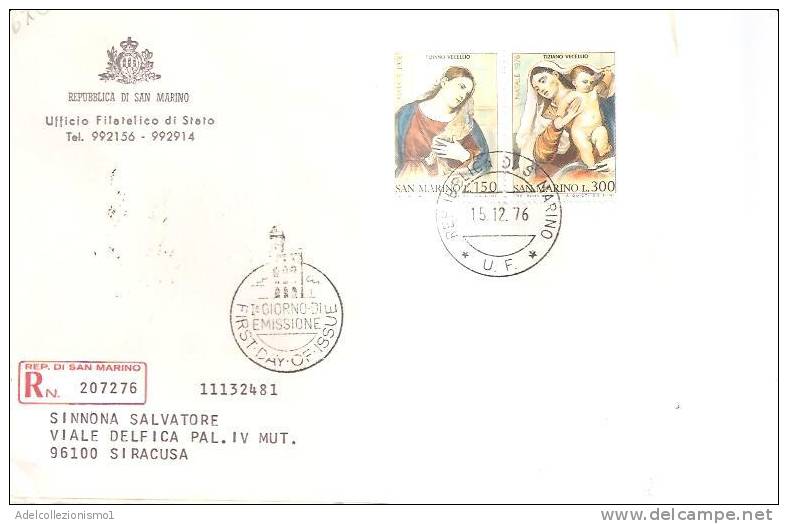 65752) 15/12/1976 - Serie Complete Natale - Cartas & Documentos