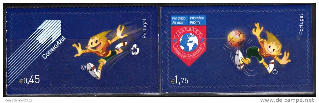 PORTUGAL - 2004,  UEFA Euro 2004 - "Kinas" - Mascote Oficial ( Série, 2 Valores )   ** MNH  MUNDIFIL  Nº 3064/5 - Nuevos