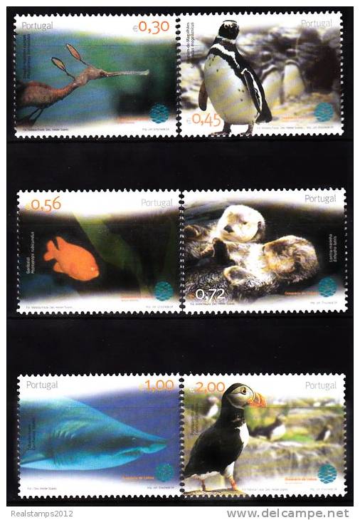 PORTUGAL - 2004,  Oceanário De Lisboa  ( Série, 6 Valores )   ** MNH  MUNDIFIL  Nº 3068/73 - Ungebraucht