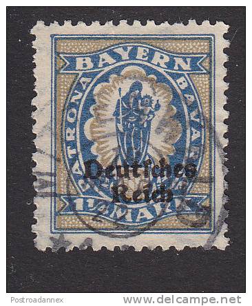 Bavaria, Scott #267, Used, Madonna And Child Overprinted, Issued 1920 - Autres & Non Classés