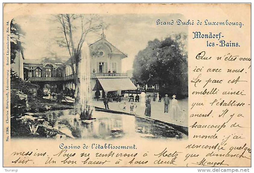 Mars13 1117 : Mondorf-les-Bains  -  Grand-Duché Du Luxembourg  -  Casino De L'établissement - Remich