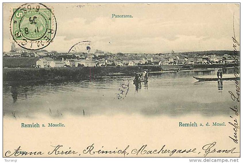 Mars13 1125 : Remich S. Moselle  -  Mosel  -  Panorama - Remich