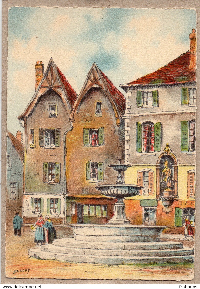 (89) - AUXERRE - PLACE SAINT NICOLAS - ILLUSTRATION  BARDAY - Auxerre