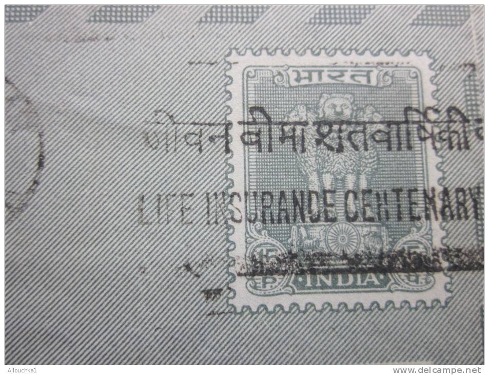 Entier Postal Calcutta India Inde Enveloppe Lettre Letter Cover Pour Bombay - Covers