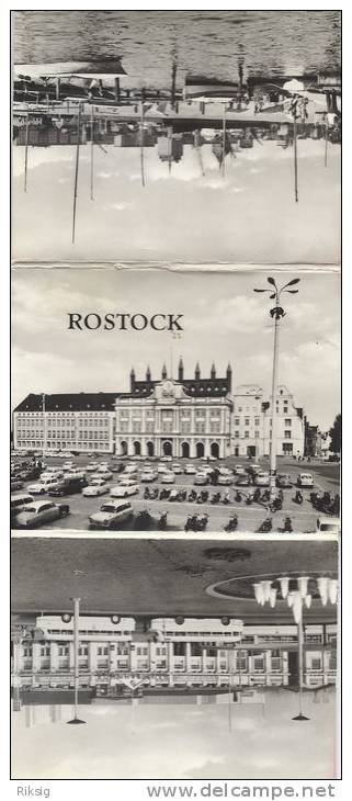 Germany - Rostock Folder - 10 Pictures Size 8,6 Cm X 6,7 Cm.   # 911 # - Collections
