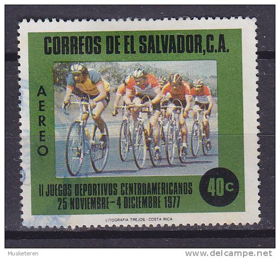 El Salvador 1977 Mi. 1235     40 C Zentralamerikanische Sportspiele, San Salvador Radfahren Bicycling - El Salvador