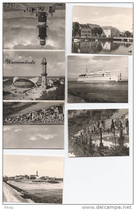 Germany Warnemünde  Folder 10 Pictures  Size 6,7 Cm X 8,6 Cm.  # 797 # - Collections