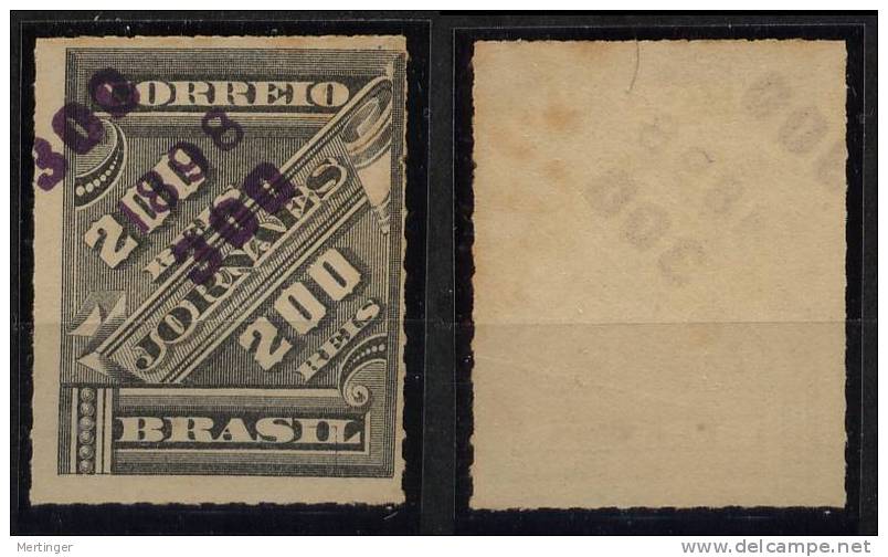 Brazil Brasilien Mi# 117 Mint Displaced Overprint - Neufs