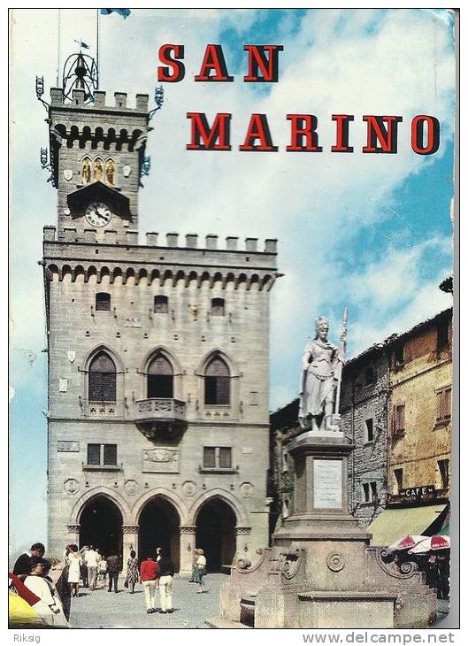 San Marino  Leporello  13 Pictures Size 10,5 Cm X 7,5 Cm.  # 848 # - Other & Unclassified