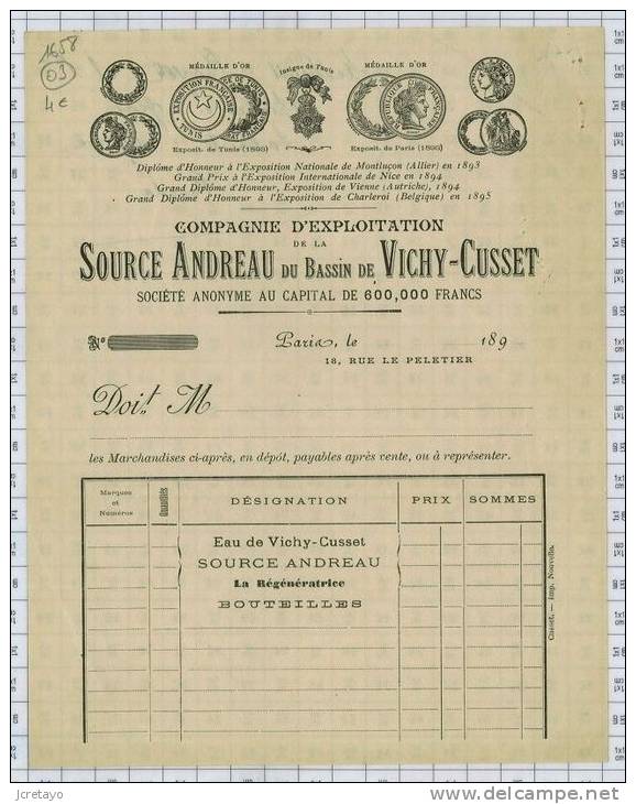 Sources Andreau Du Bassin De Vichy à Cusset, Dept 03, Ref1658 - Sport En Toerisme